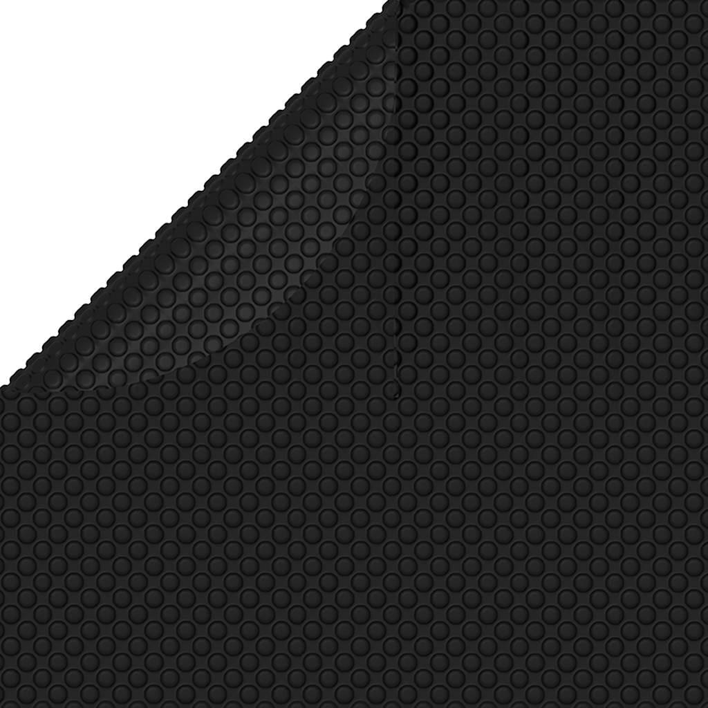 furnicato Poolabdeckung Schwarz 488x488 cm