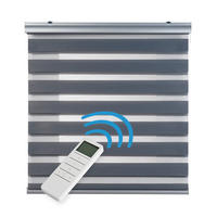 DOPPELROLLO Motorisiertes Silber 160x250 cm - Silberfarben, Kunststoff (160/250cm) - STORESDECO