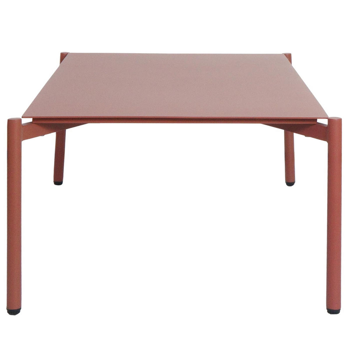 GARTENTISCH aus Aluminium HxBxT 39x105x65cm Terrakotta - Terracotta, Metall (65/105/39cm) - PROREGAL