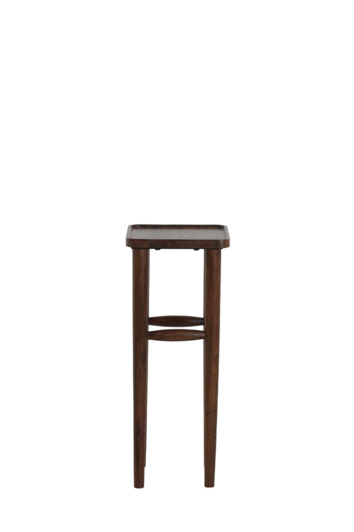 SÄULE Qiano Braun 32/32/80 cm - Dunkelbraun, Holz (32/32/80cm) - Light & Living