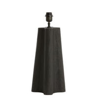 LAMPENFUSS Navelli Schwarz 15/15/40 cm - Schwarz, Holz (15/15/40cm) - Light & Living