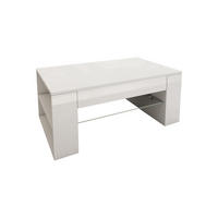 COUCHTISCH rechteckig Weiß 100/42/60 cm - Weiß, Holzwerkstoff (60/42/100cm) - ML-DESIGN