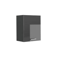 HÄNGESCHRANK R-Line, Anthrazit Hochglanz/Anthrazit, 50 cm - Anthrazit, Holzwerkstoff (50/60/31cm) - Vicco