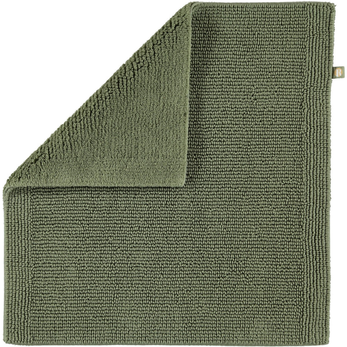 BADTEPPICHE PUR OLIVE - 404 - Grün, Textil (60/60cm) - Rhomtuft
