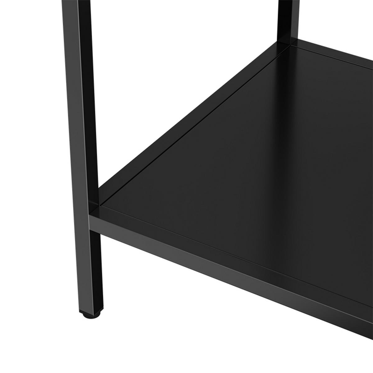 SIDEBOARD, Schwarz - Schwarz, Metall (35/90/120cm) - Oviala