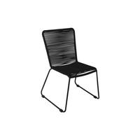 GARTENSTUHL ISRA - Schwarz, Textil/Metall (58/88/55cm) - SAM