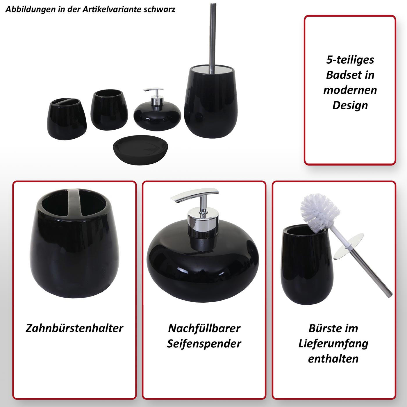 BADSET Grau - Grau, Keramik (12/33/12cm) - MCW