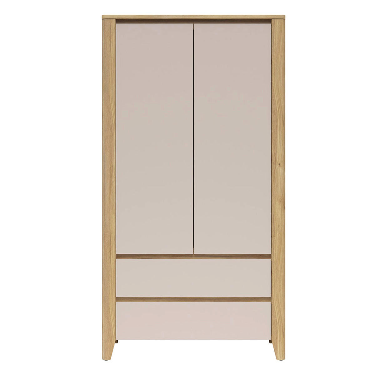 SKŘÍŇ 2DVEŘOVÁ Samara Dřevo - béžová, kompozitní dřevo (106.5/200/56.5cm) - Petits-meubles