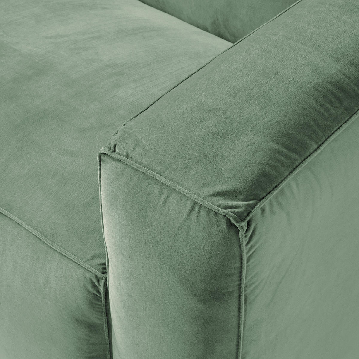 2-SITZER SOFA - Hellgrau, Textil (190/75/96cm) - home24