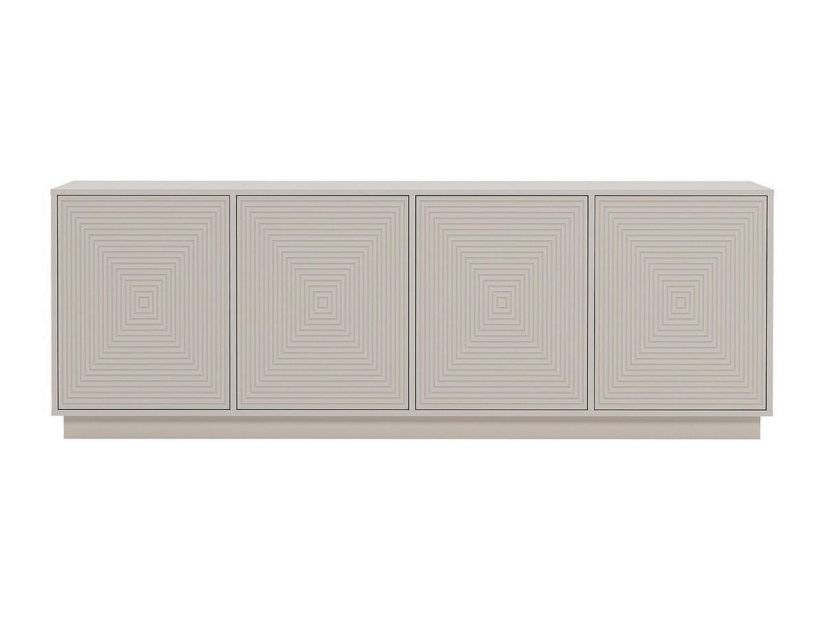SIDEBOARD - 199.8cm x 43cm - MDF - beige - MEZULIA - Beige, Holz (199.8/71/43cm) - Vente-Unique