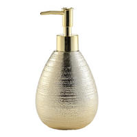 SEIFENSPENDER Tresor 9/17 cm - Goldfarben, Keramik (9.4/17.4/9.4cm) - Douceur d´intérieur