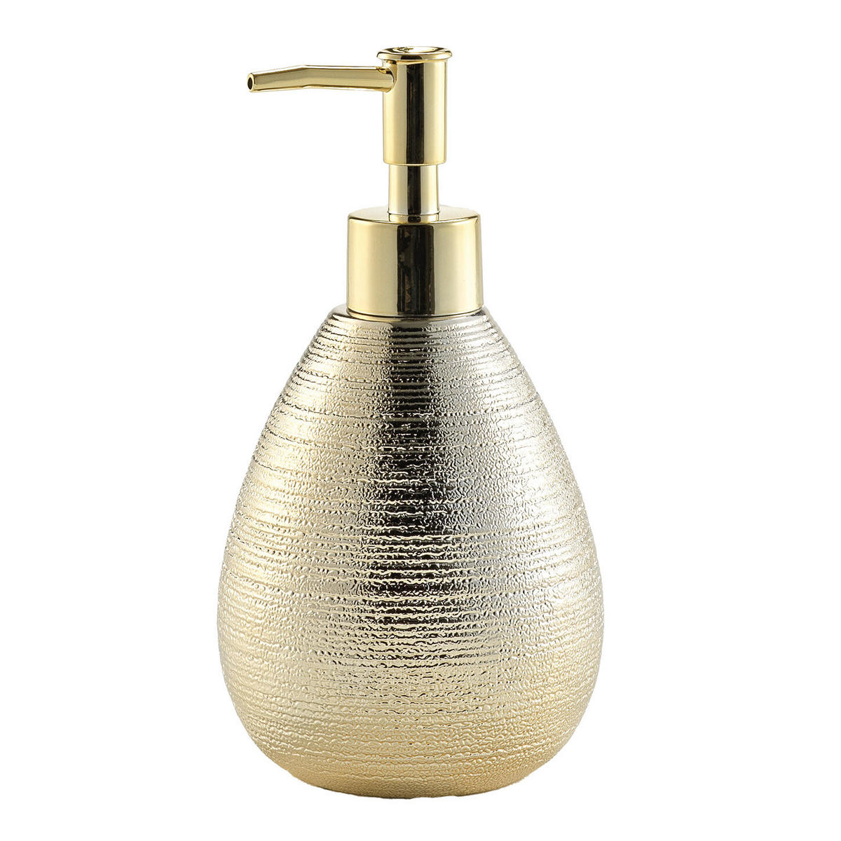 SEIFENSPENDER Tresor 9/17 cm - Goldfarben, Keramik (9.4/17.4/9.4cm) - Douceur d´intérieur