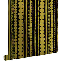 TAPETE Perlen 53 cm x 10.05 m - Goldfarben, Papier (53/1000cm) - ESTAhome