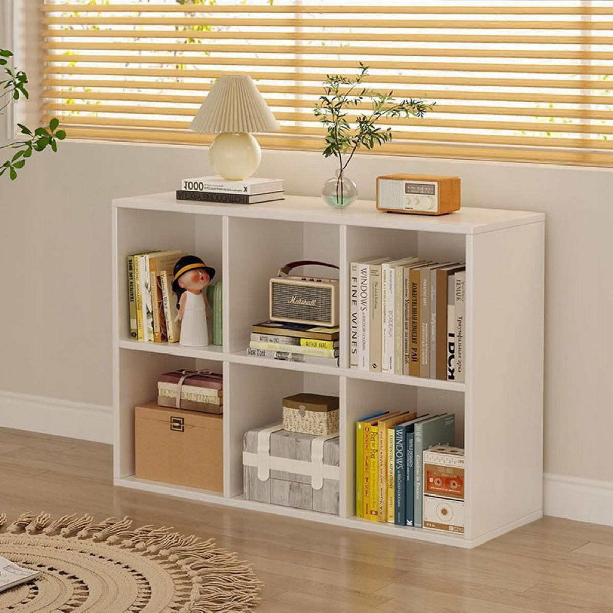 BÜCHERREGAL, weiß 90/60/30 cm - Weiß, Holzwerkstoff (90/60/30cm) - Rexo