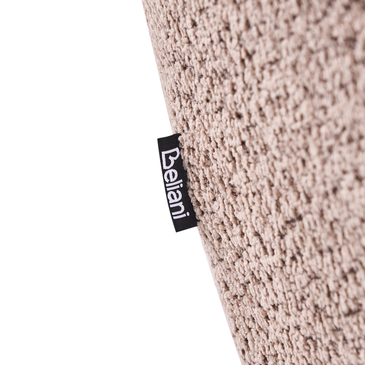 DREHSESSEL drehbar Stoff Taupe Tore - Taupe, Textil (85/67/80cm) - Beliani
