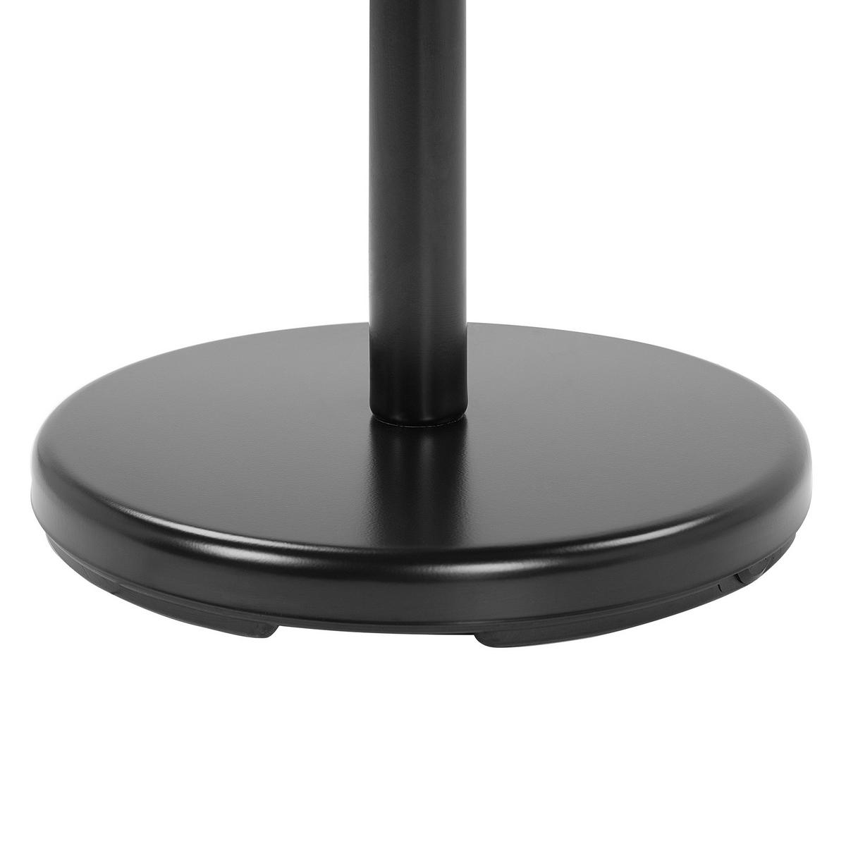 KLEIDERSTÄNDER Metall schwarz 185 cm Claxton - Schwarz, Metall (30/185/30cm) - Beliani