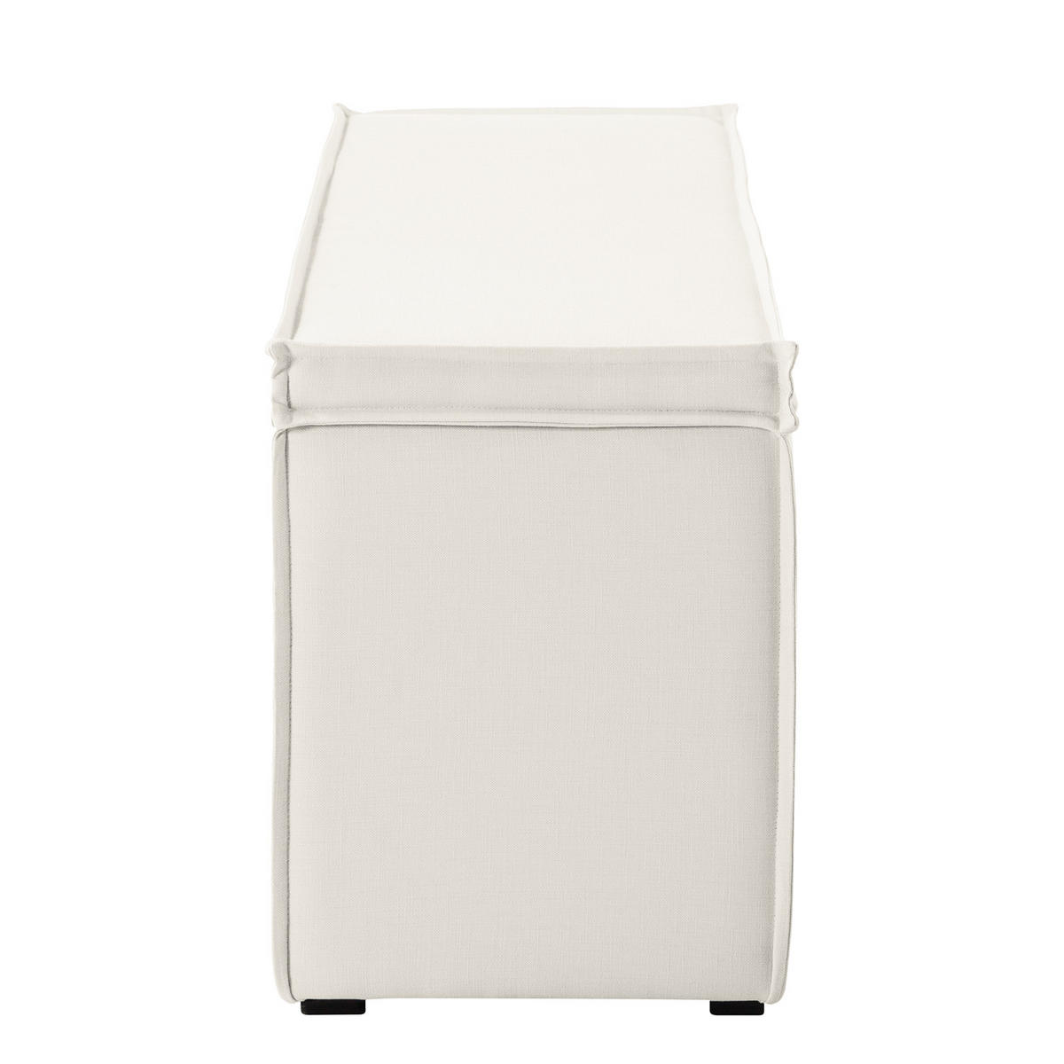 BETTTRUHE - Weicher Baumwollstoff - Weiß, Naturmaterialen (140/51/40cm) - home24