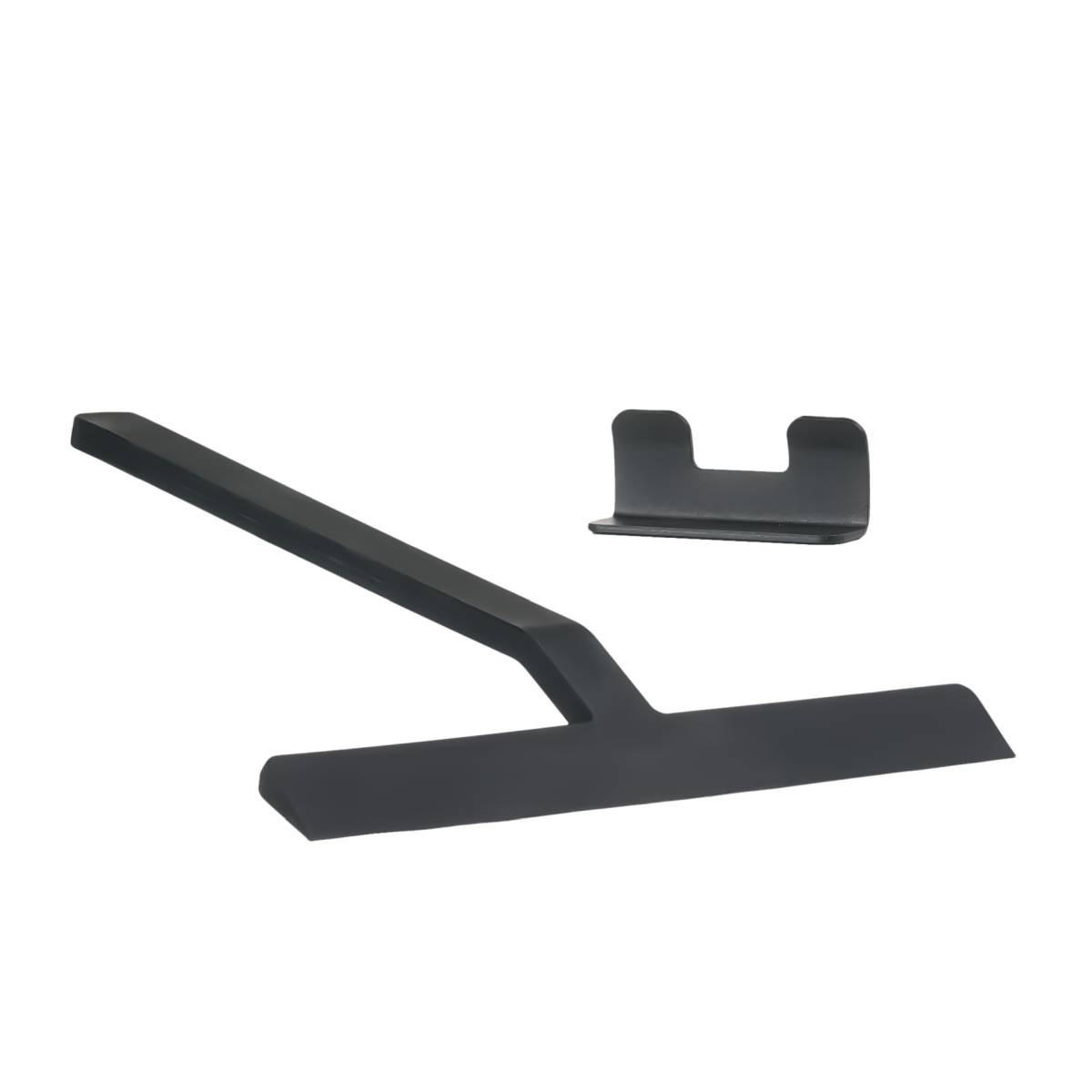 DUSCHABZIEHER Rim schwarz 22cm - Schwarz, Metall (3/23/22cm) - Zone Denmark
