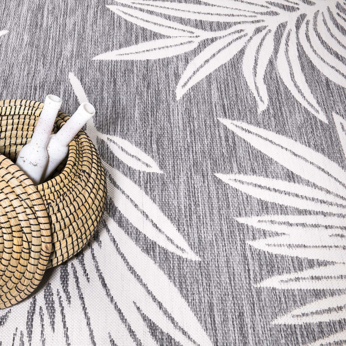 OUTDOOR-TEPPICH Sun 468 Grau 200x290 cm - Grau, Textil (200/290cm) - carpet city