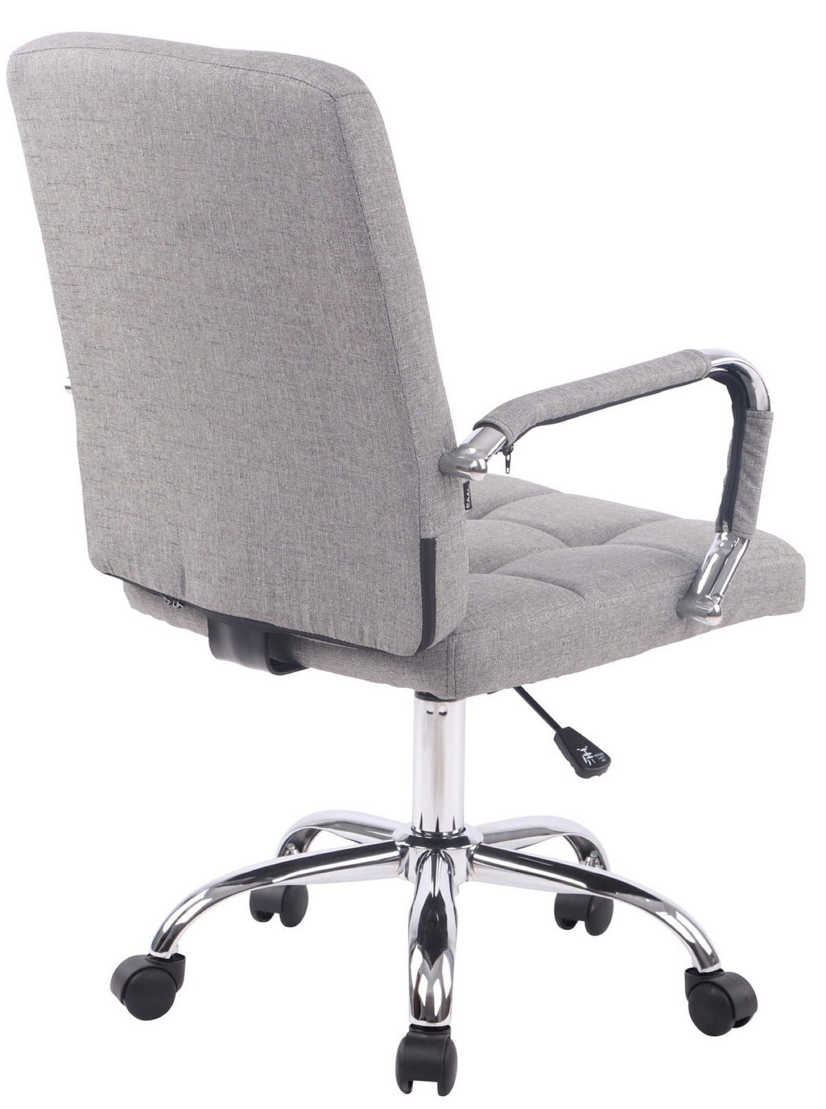 BÜROSTUHL Deal V1, Stoff Grau - Grau, Textil/Metall (56/104/62cm) - TPFLiving