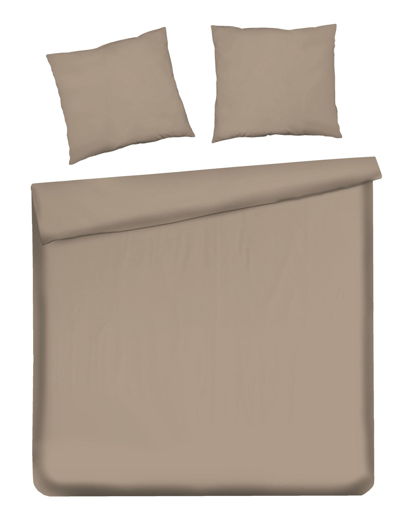 BETTWÄSCHE Satinette - Beige, Textil (200/220cm) - home&you