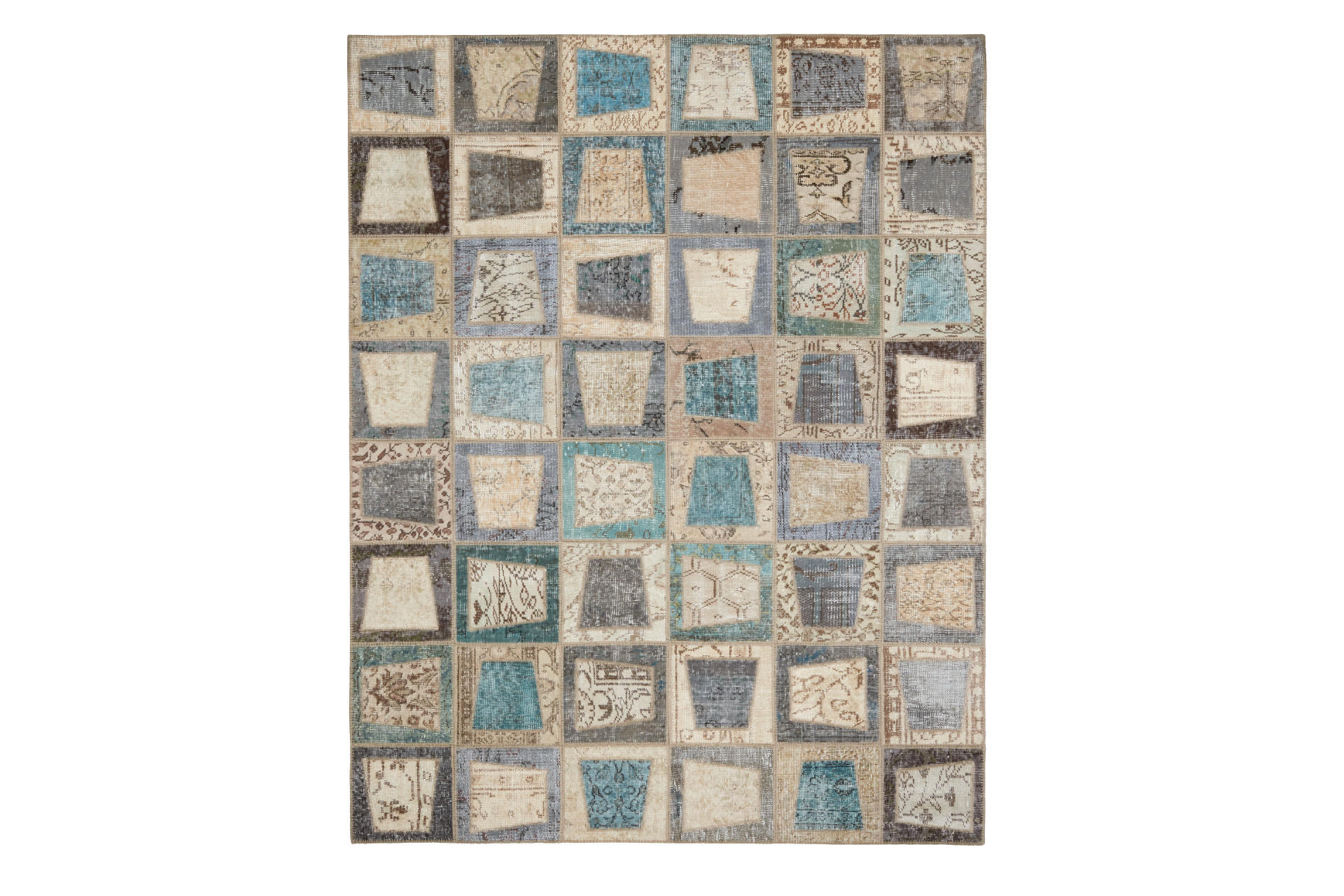 tÃ¼rkischer Patchwork-Orientteppich