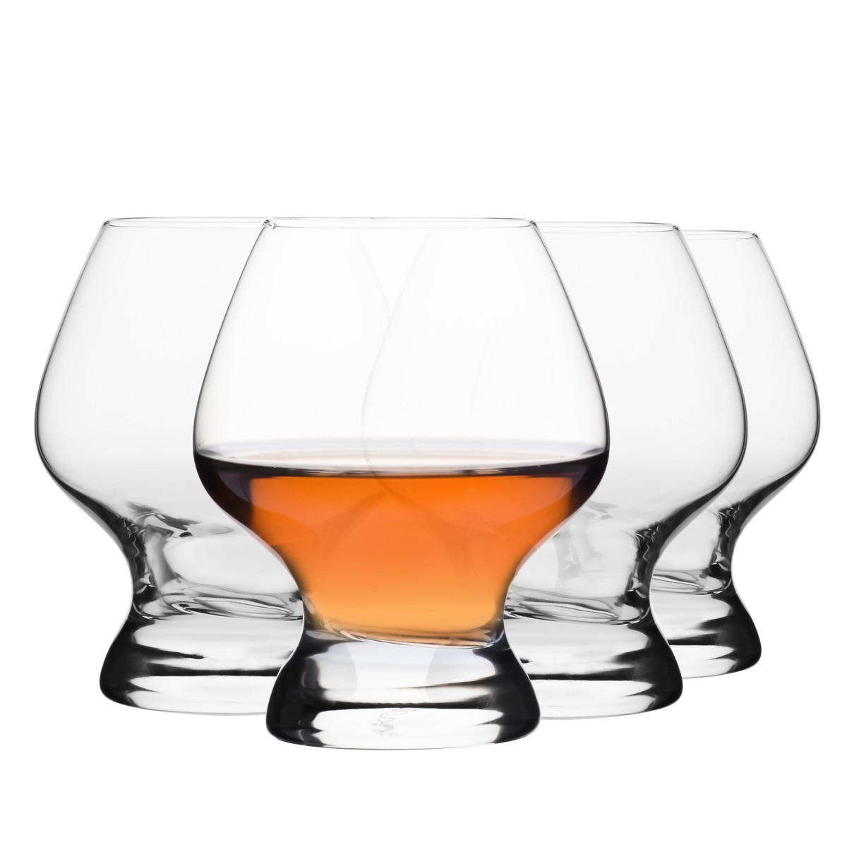 COGNACGLÄSER SHAKE, 4ER-SET, 150 ML - Transparent, Glas (0.15L) - Krosno Glass