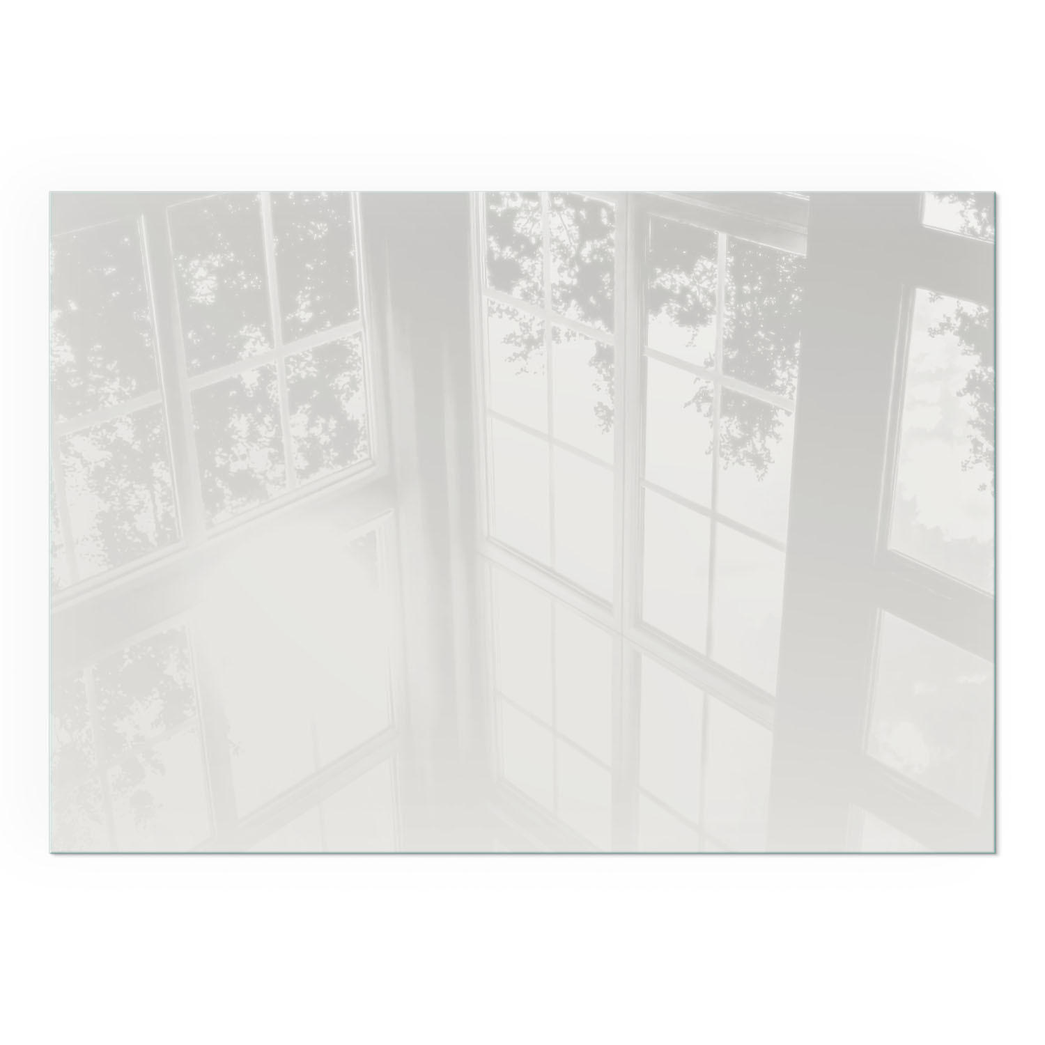 GLASPLATTE für Kamin 100x70 cm - Grau, Glas (100/70/0.4cm) - TULUP