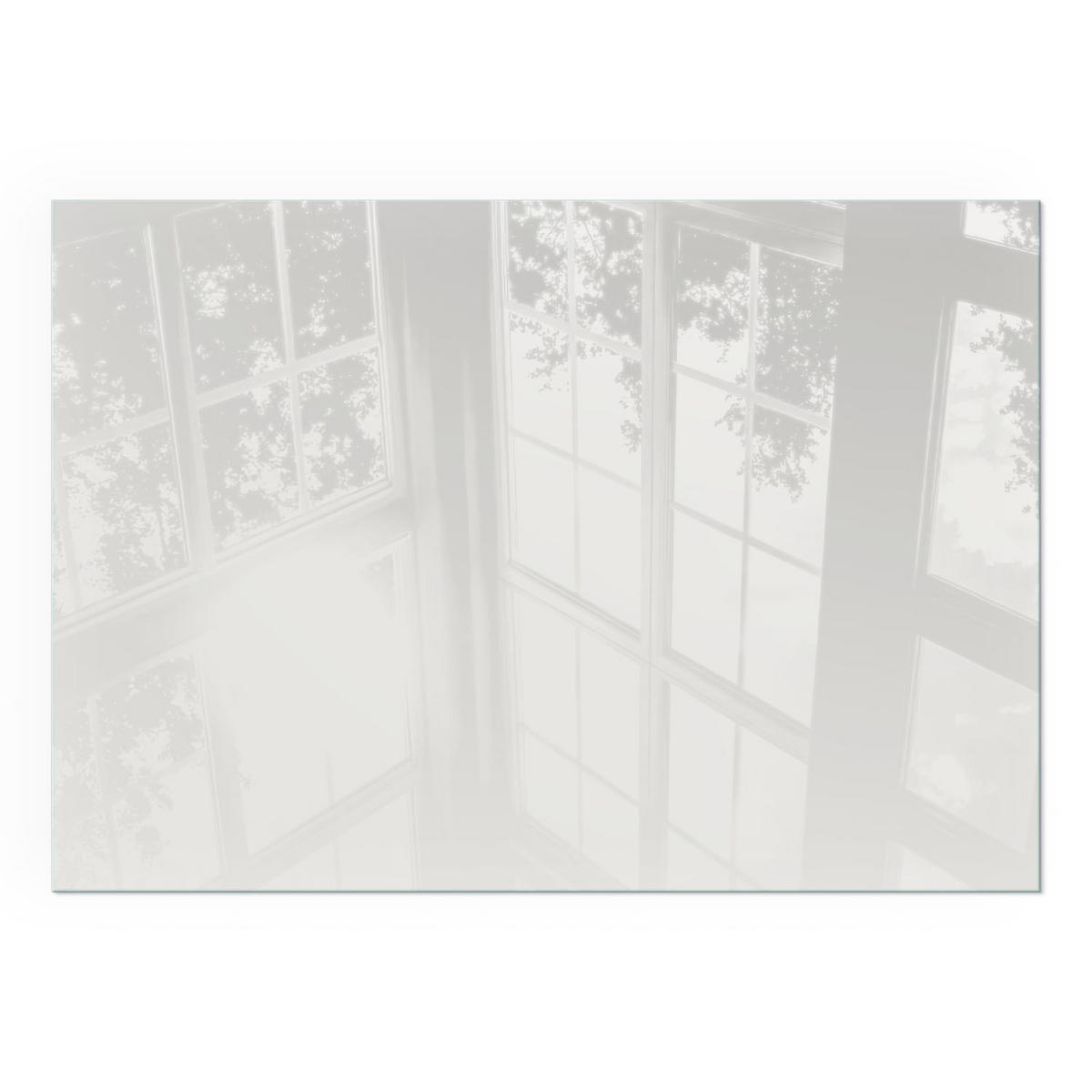 GLASPLATTE für Kamin 100x70 cm - Grau, Glas (100/70/0.4cm) - TULUP