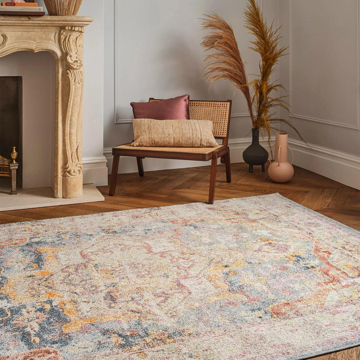 TEPPICH im orientalischen Stil für Wohn- und Schlafzimmer ZINA Mehrfarbig 120 x 170 cm - Multicolor, Textil (120/170cm) - Novatrend