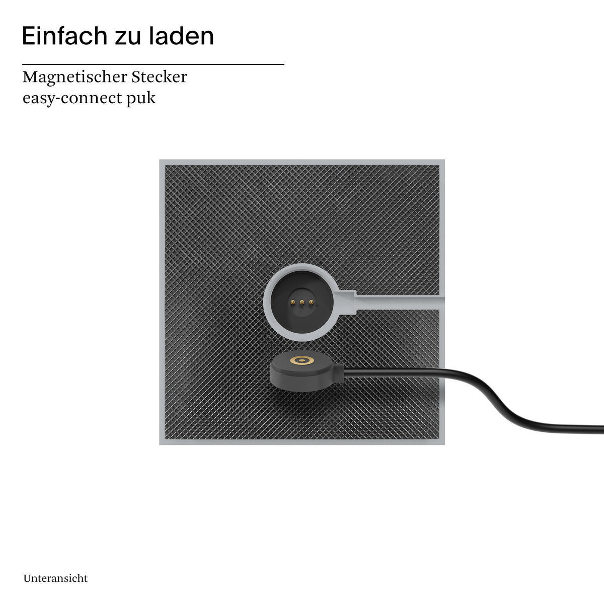 LED Akku-Tischlampe, Nuindie 3.0 nebelgrau - Grau, Metall (38/10/38cm) - Sigor