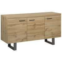 SKŘÍŇ Světle hnědá Timber - hnědá, kompozitní dřevo (140/79/42cm) - Beliani