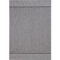 TEPPICH modern Flachgewebe GRAZIELLA Grau 120 x 170 cm - Grau, Textil (120/170cm) - Novatrend