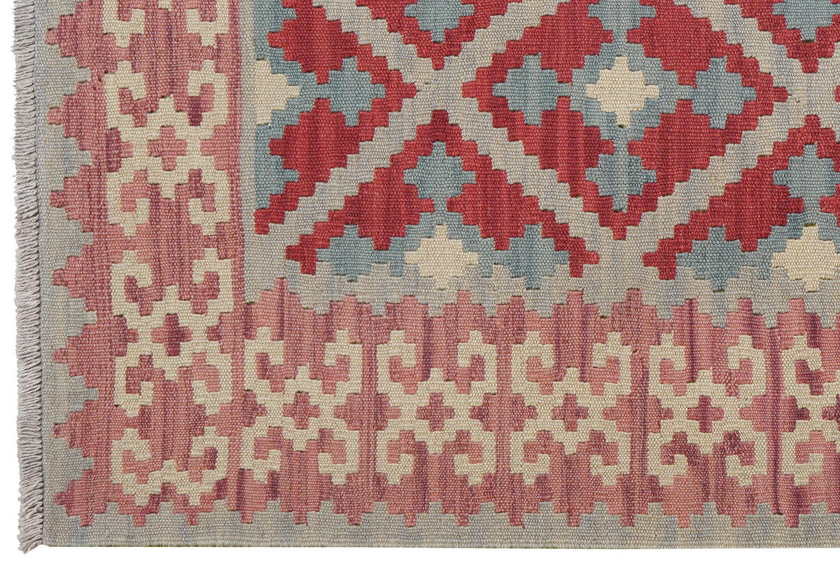 HANDWEBTEPPICH Kelim Gashgai Grau 174/125 cm Schurwolle - Grau, Textil (125/174cm) - Looma
