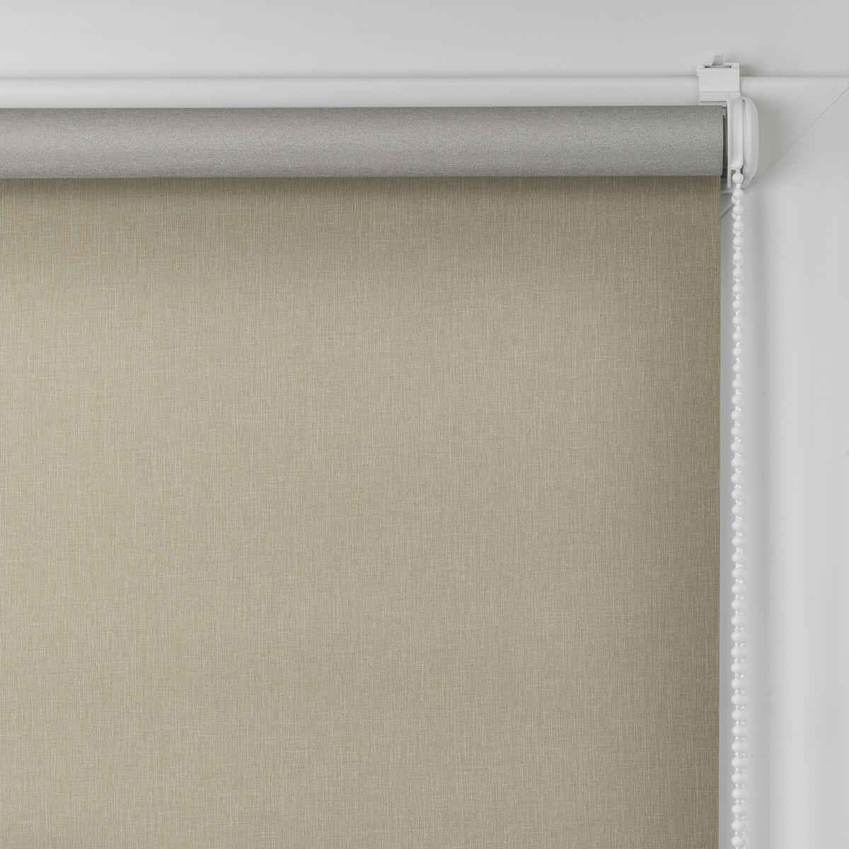THERMO-ROLLO MADRID OHNE BOHREN, LICHTDURCHLÄSSIG - Taupe, Kunststoff (120/190cm) - Lichtblick Original