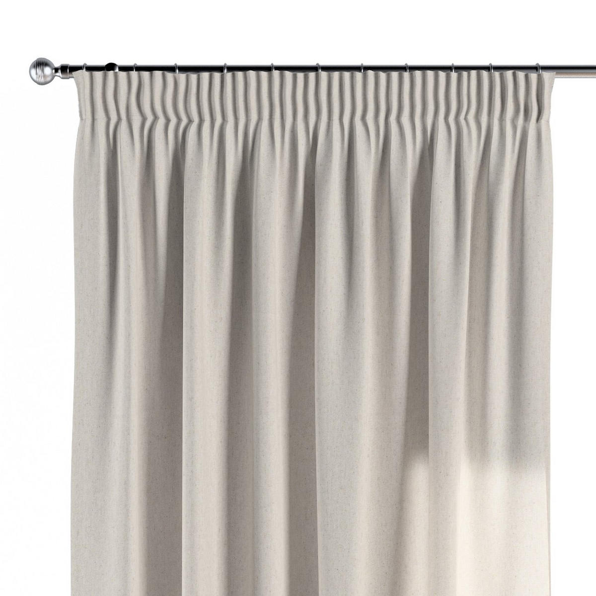 VORHANG Loneta grau und beige, 130x245 cm - Grau, Textil (130/245cm) - Dekoria