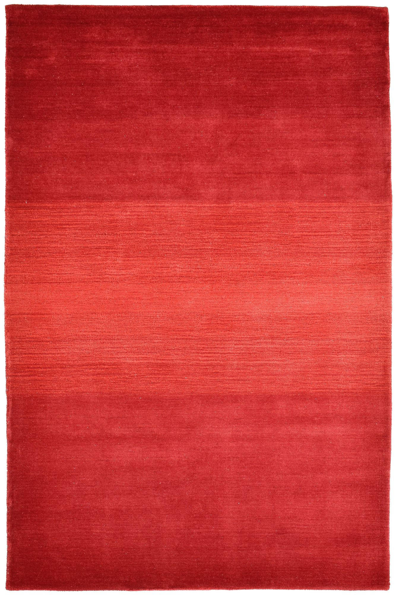 TUFTTEPPICH Wool Comfort 60x90 cm - Rot, Textil (60/90cm) - THEKO