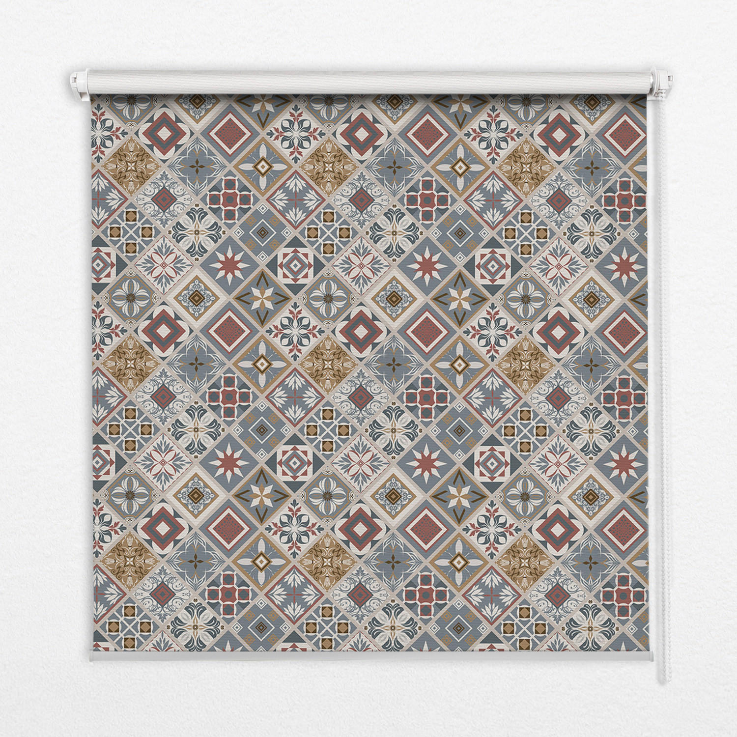 TULUP VNITŘNÍ roleta - okenní roleta - roleta - 90x140 cm - Dekorativní kosočtverce