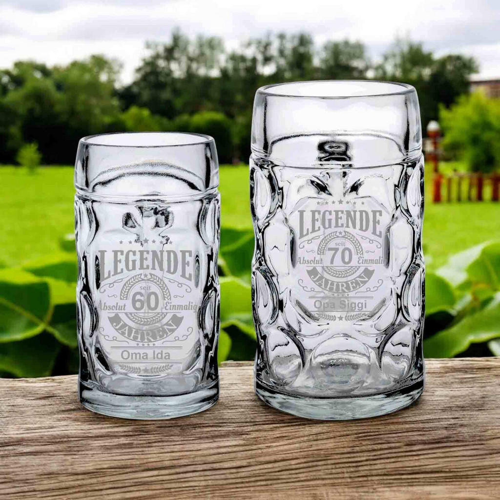 Thumbnail - Luxentu Bierkrug, Transparent, Glas, Essen & Trinken, Gläser, Biergläser