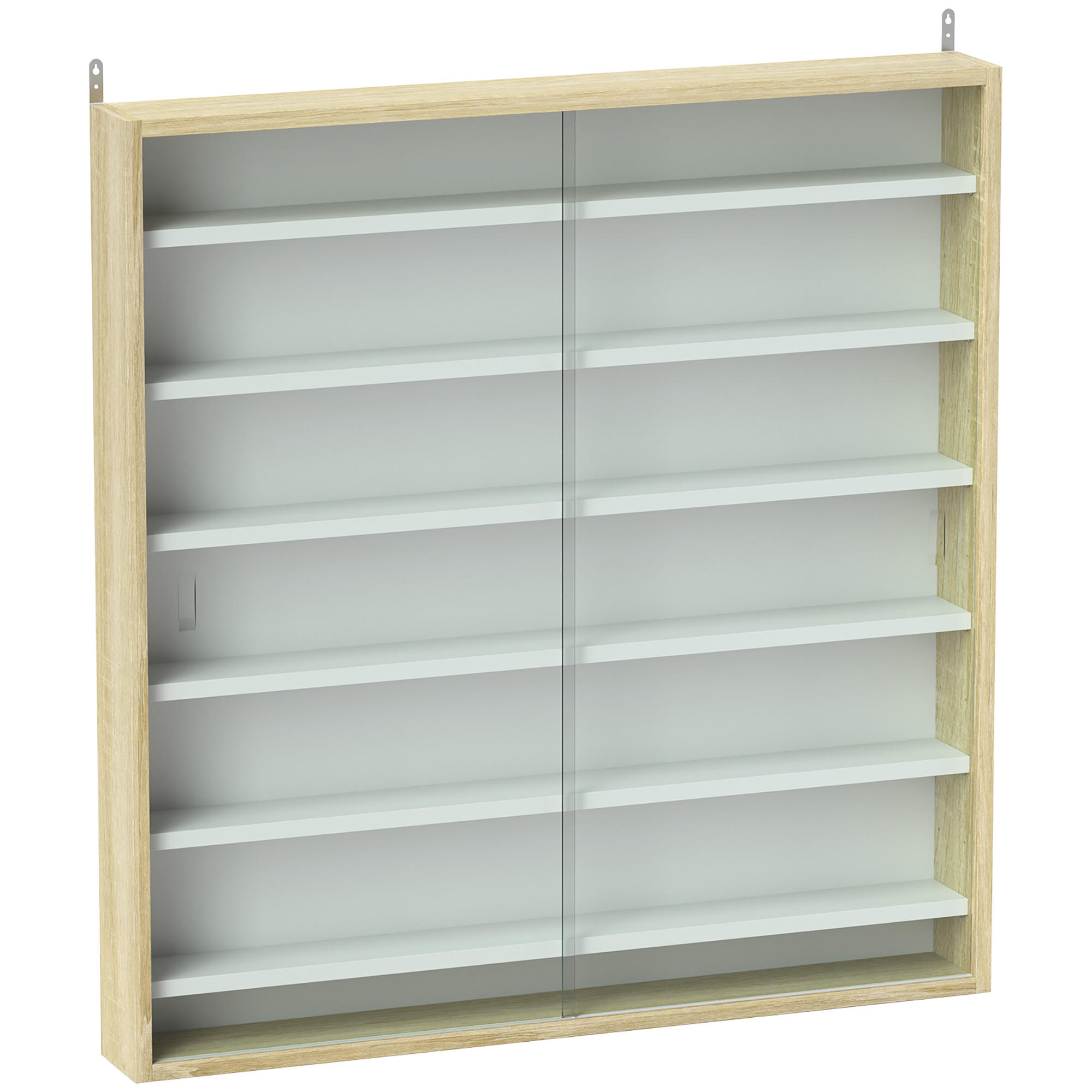 BÜCHERREGAL 80/9,5/83 cm Natur - Eichefarben, Karton (80/83/9.5cm)
