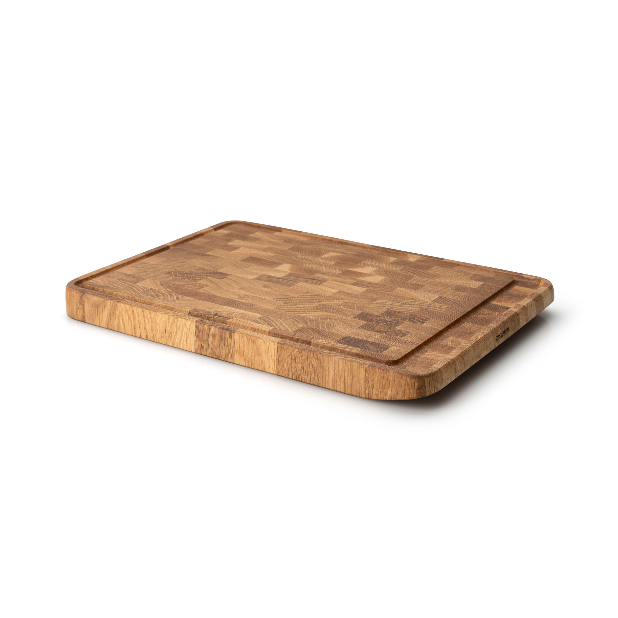 TRANCHIERBRETT, Eiche Stirnholz 46 x 32.5 cm - Braun, Holz (30/45cm) - Continenta