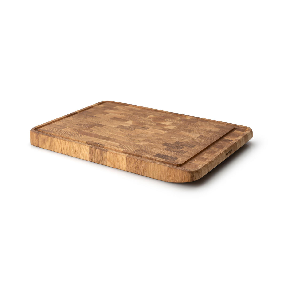 TRANCHIERBRETT, Eiche Stirnholz 46 x 32.5 cm - Braun, Holz (30/45cm) - Continenta