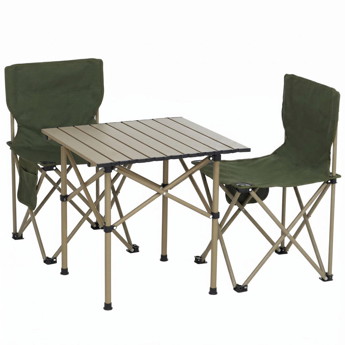 CAMPINGSET Grün - Grün, Textil (51/65/53cm) - MCW