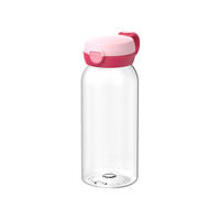 TRINKFLASCHE MIT KLAPPDECKEL Campus Cool Pink 600 ml - Rosa, Kunststoff (0.6L) - Mepal