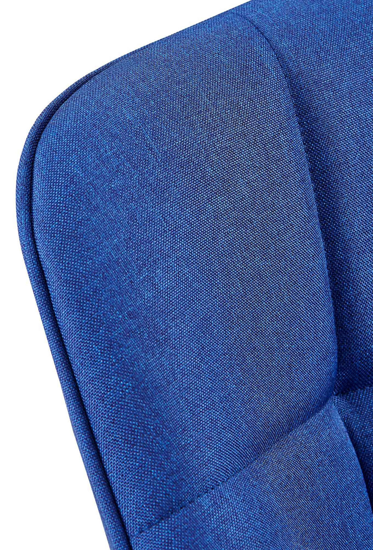 ESSZIMMERSTUHL Gunim Stoff Blau Wohnzimmerstuhl - Blau, Textil (65/85/58cm) - DELUKE