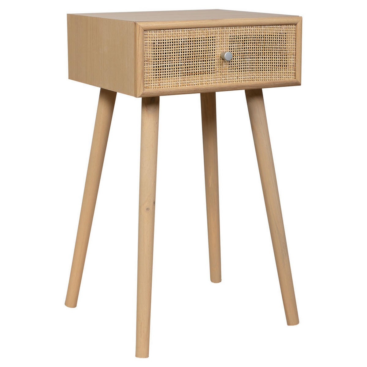 NACHTTISCH aus Holz und Gitter, braun, 40x36x70cm - Braun, Holz (40/70/36cm) - Wanderlust