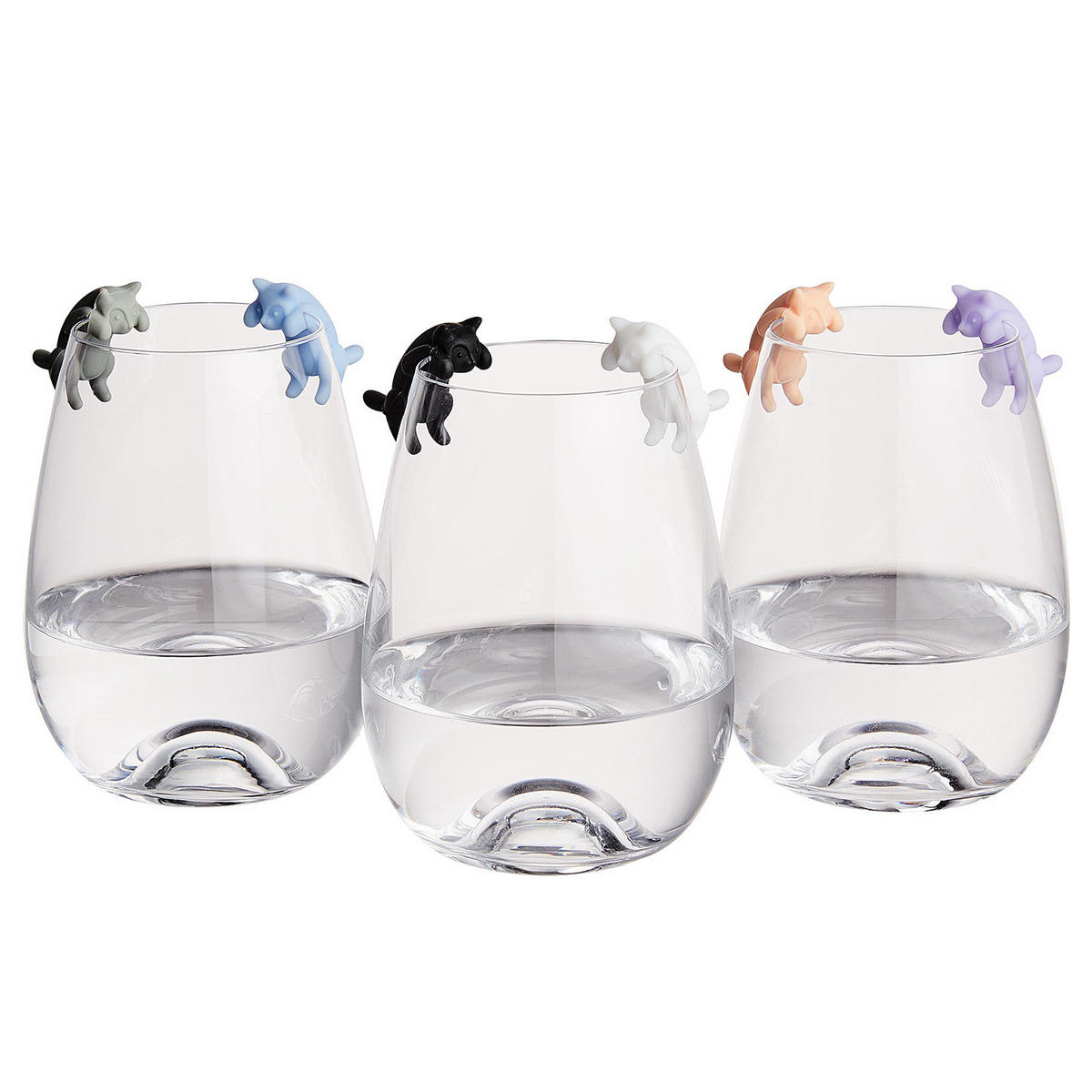 GLASMARKER (6er Set) My Drink - Multicolor, Kunststoff (1.5/1.2/5cm) - Butlers