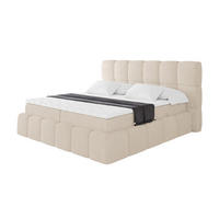 BOXBETT - AURI-H4 - 160x200 Beige Cord - Champagner, Holzwerkstoff (160/200cm) - ALTDECOR