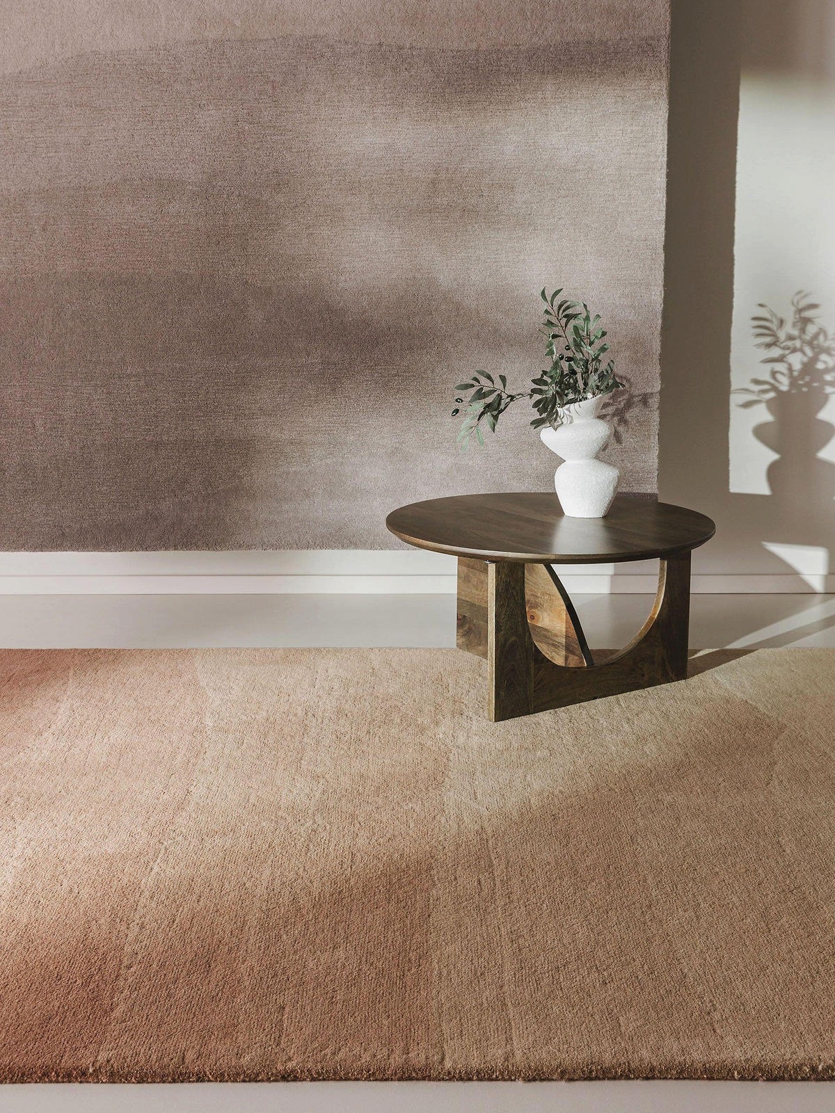 WOLLTEPPICH Dawn Beige 160x230 cm - Beige, Textil (160/230cm) - benuta Pure