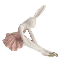 DEKOFIGUR Primabunny - Hellrosa, Kunststoff (11.5/23/23.5cm) - home&you